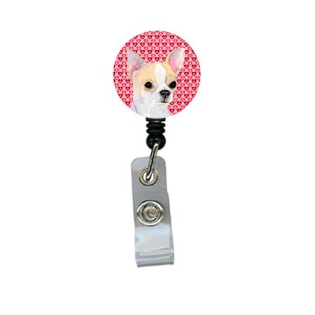 TEACHERS AID Chihuahua Retractable Badge Reel Or Id Holder With Clip TE236813